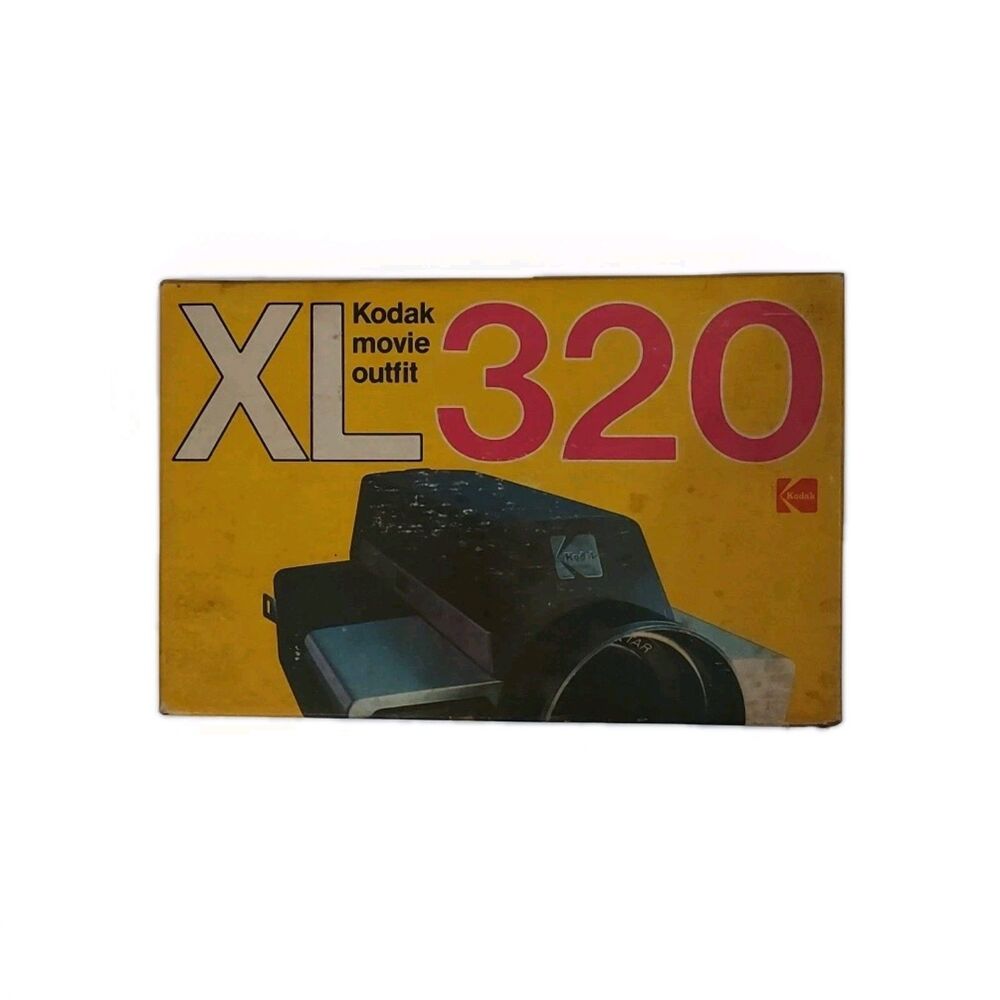 2A Vintage KODAK  XL 320 Movie Outfit Camera Original Box